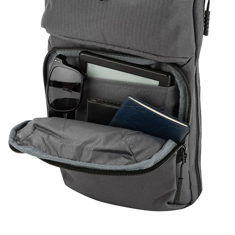 Мъжка раница през рамо за iPad Mini, Silver Flame, K012-2, Сива